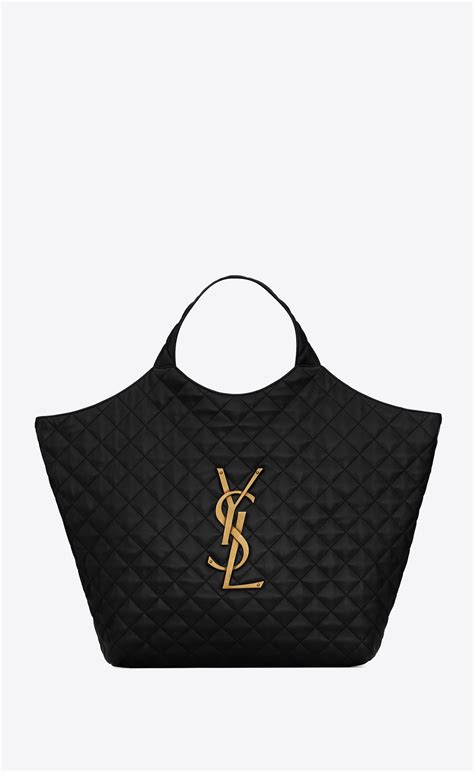 maxi shopping bag ysl|ysl quilted tote bag.